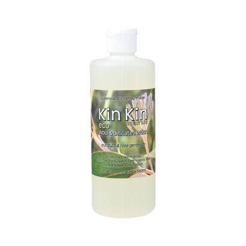 Kin Kin Naturals Wool and Delicates Wash Eucalypt & Rose Geranium 550mL