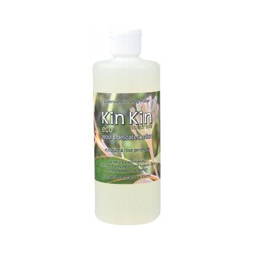 Kin Kin Naturals Wool and Delicates Wash Eucalypt & Rose Geranium 550mL