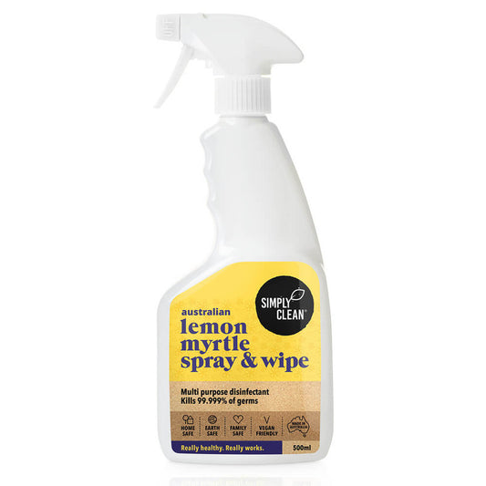 Simply Clean Australian Lemon Myrtle Spray & Wipe 500mL