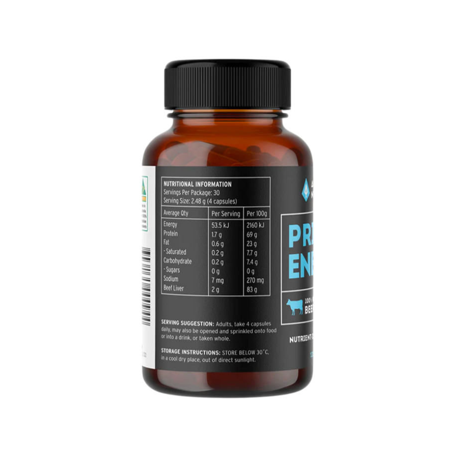 Ancestral Nutrition Primal Energy Beef Liver Capsules